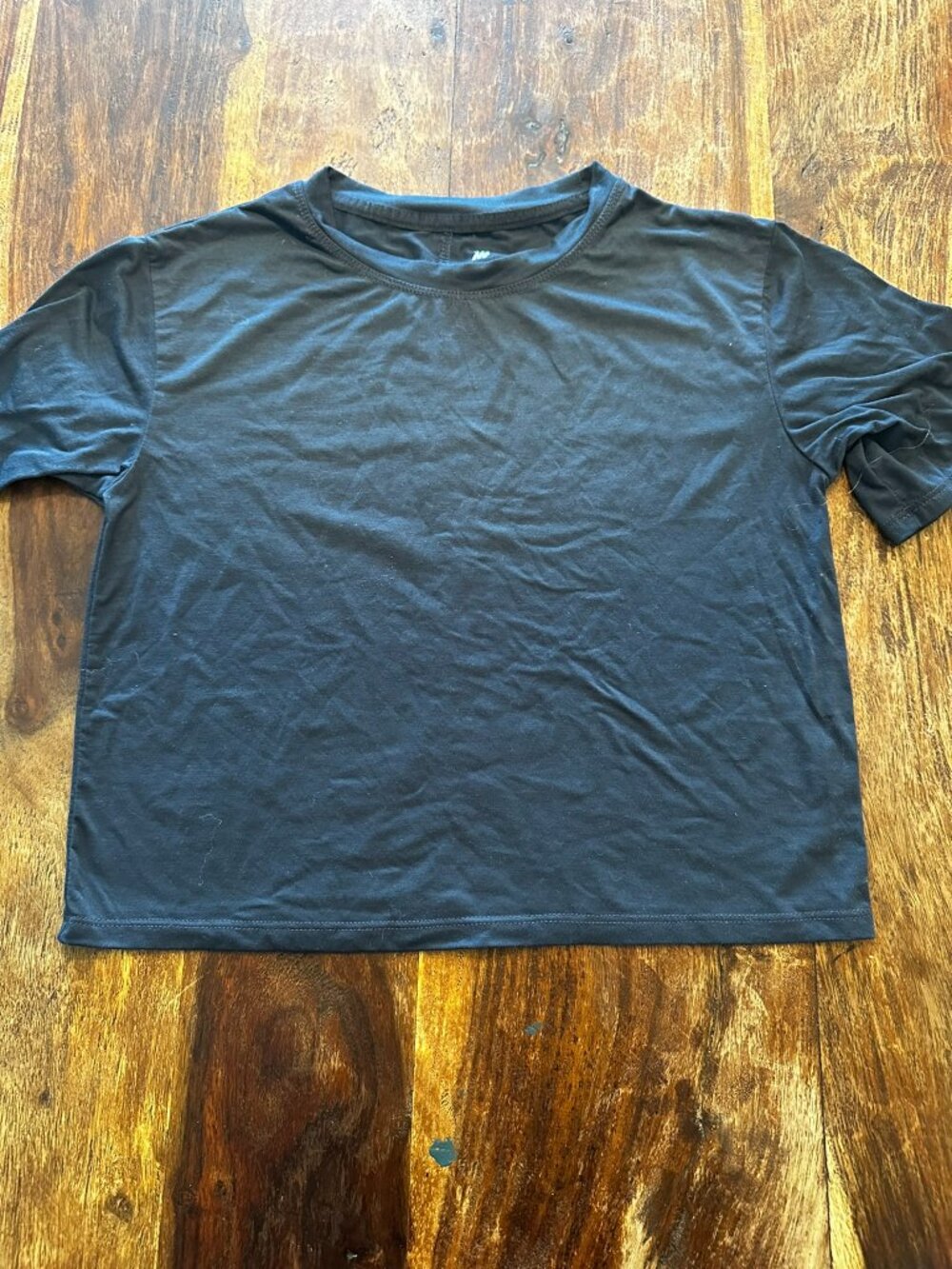 All in Motion - Girls Charcoal Athletic T Shirt - Size M (8)